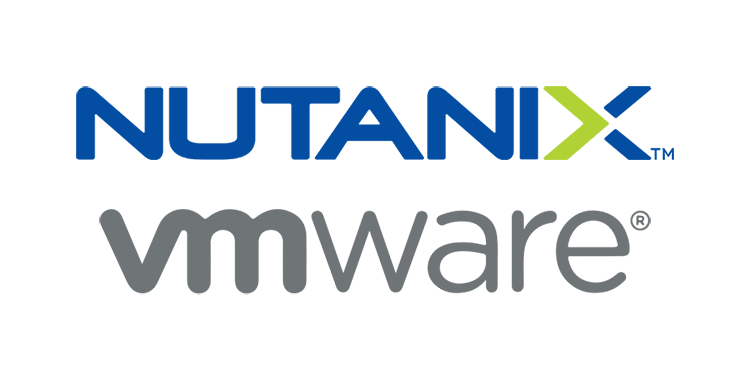 Nutanix和VMware徽标